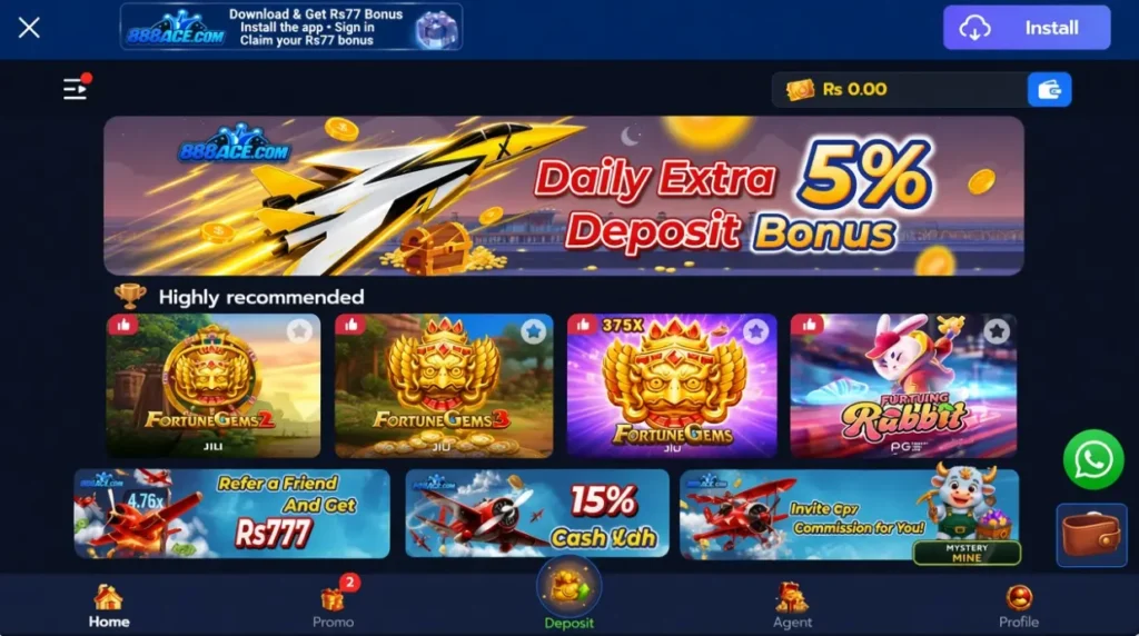 888ACE Game main