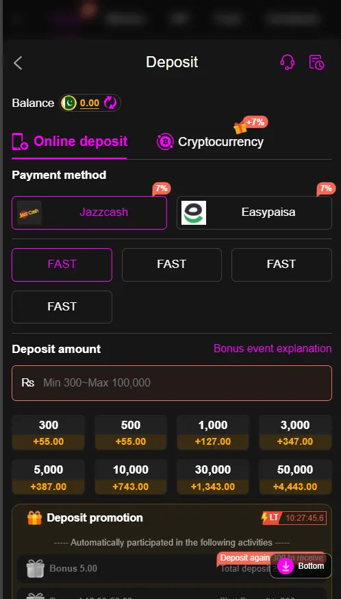 ali786 game deposit